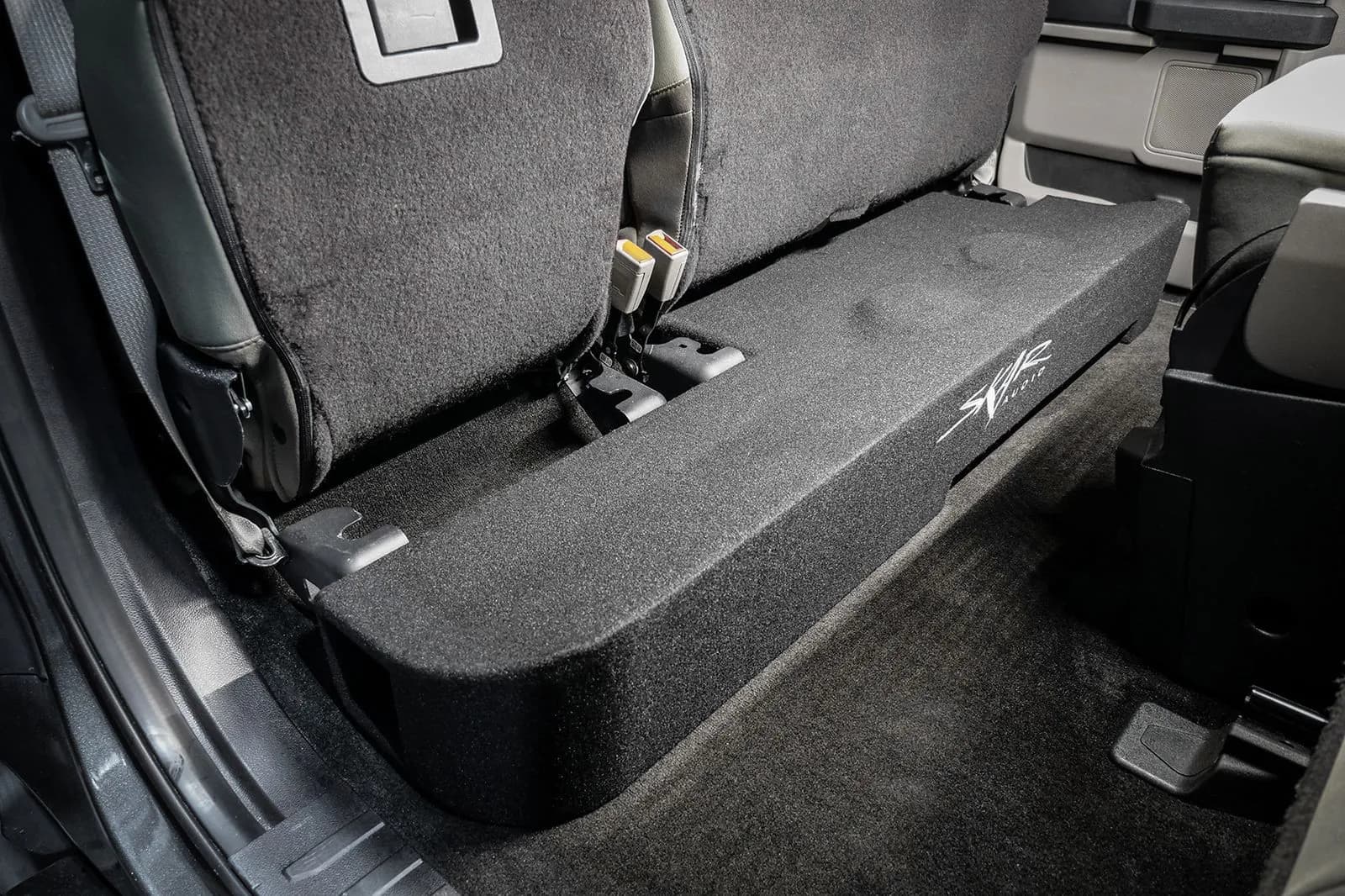 Skar Audio VS-2X8FORD-2015-UP-SUPERCAB-V enclosure installation example — view 3
