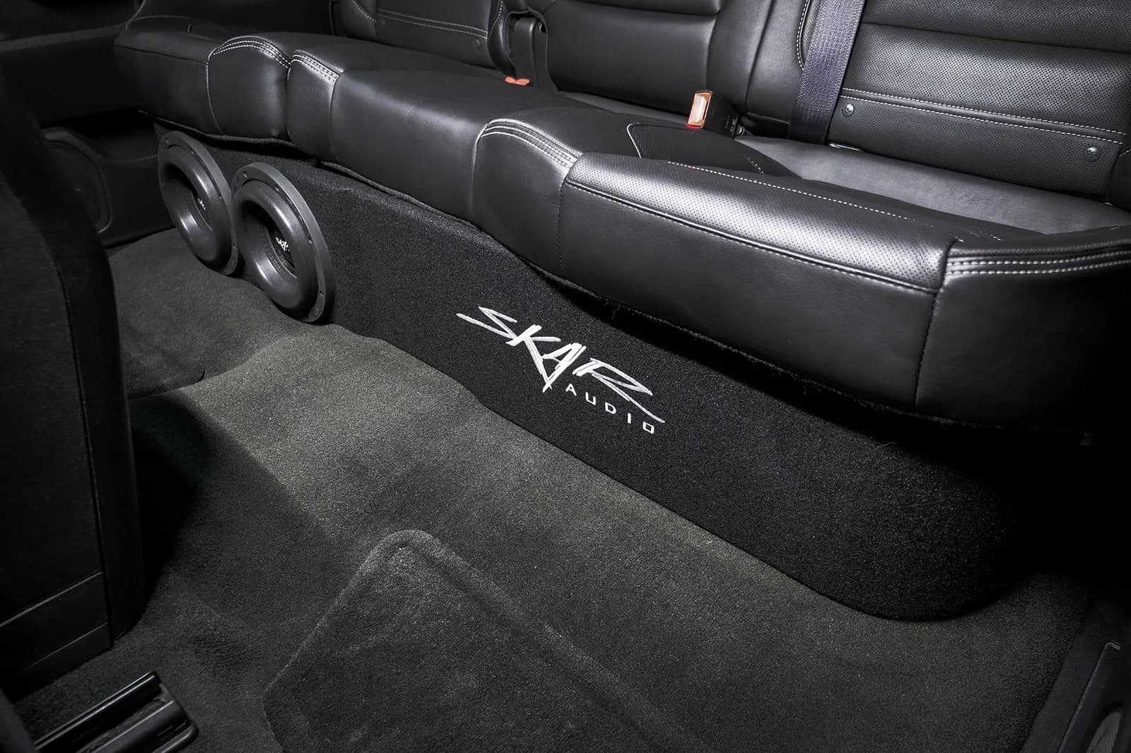 Skar Audio VS-2X8GM-2014-2018-CREWCAB-V enclosure installation example — view 2