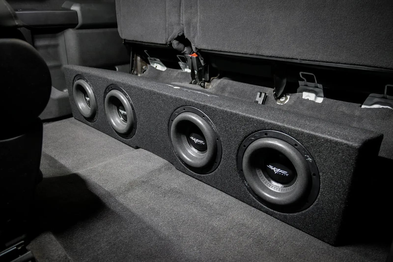 2019-2025 Chevy Silverado & GMC Sierra Crew Cab Compatible Quad 8" Ported Subwoofer Enclosure #11