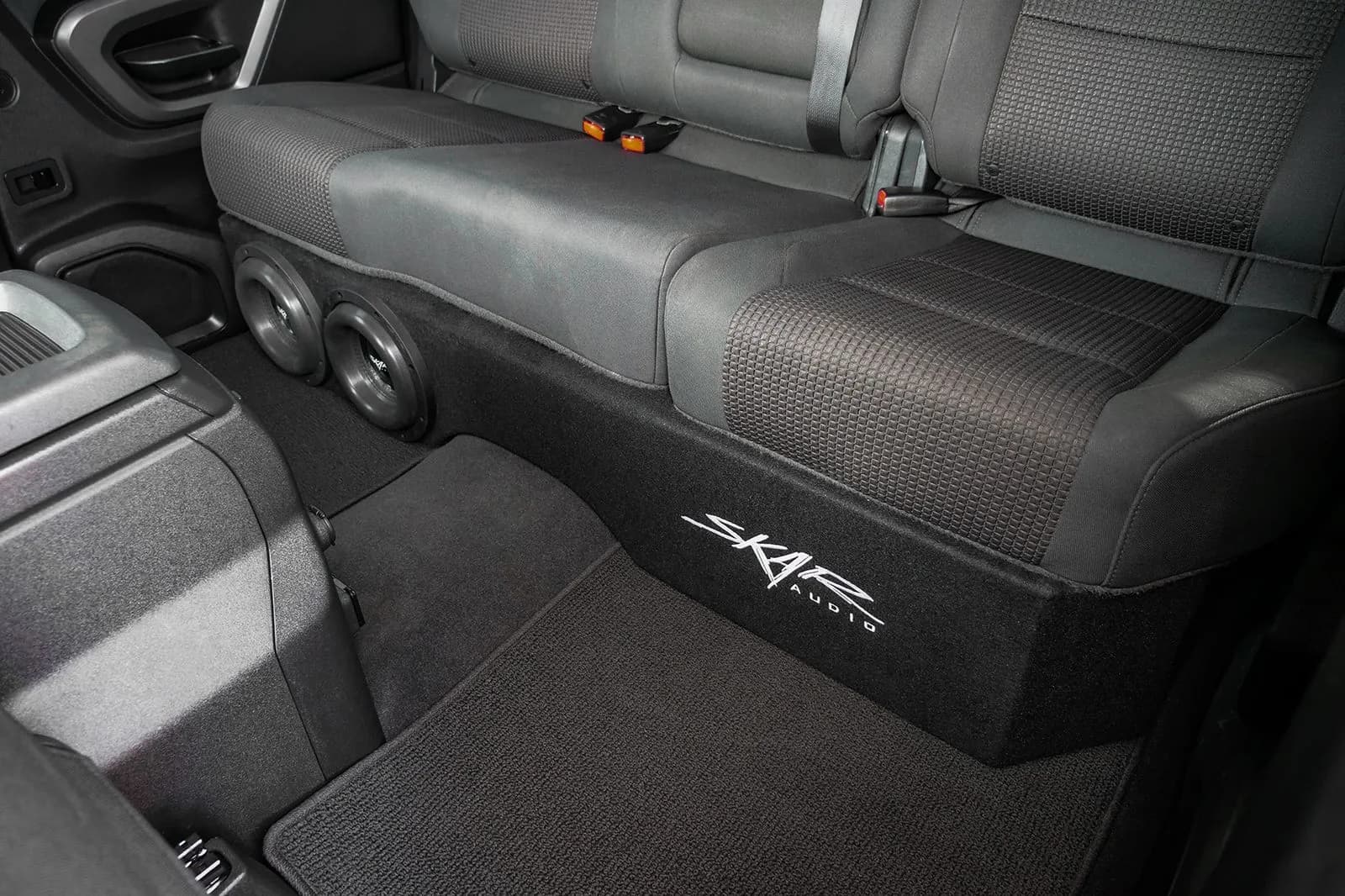 Skar Audio L-EVL-VS-2X8NISTTN-2004-2015-CREWCAB-V enclosure installation example — view 2