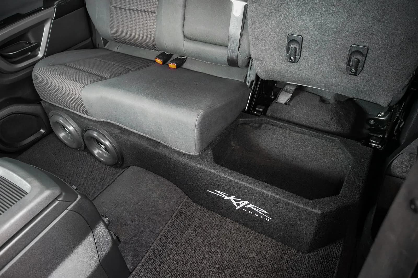 Skar Audio L-EVL-VS-2X8NISTTN-2004-2015-CREWCAB-V enclosure installation example — view 3