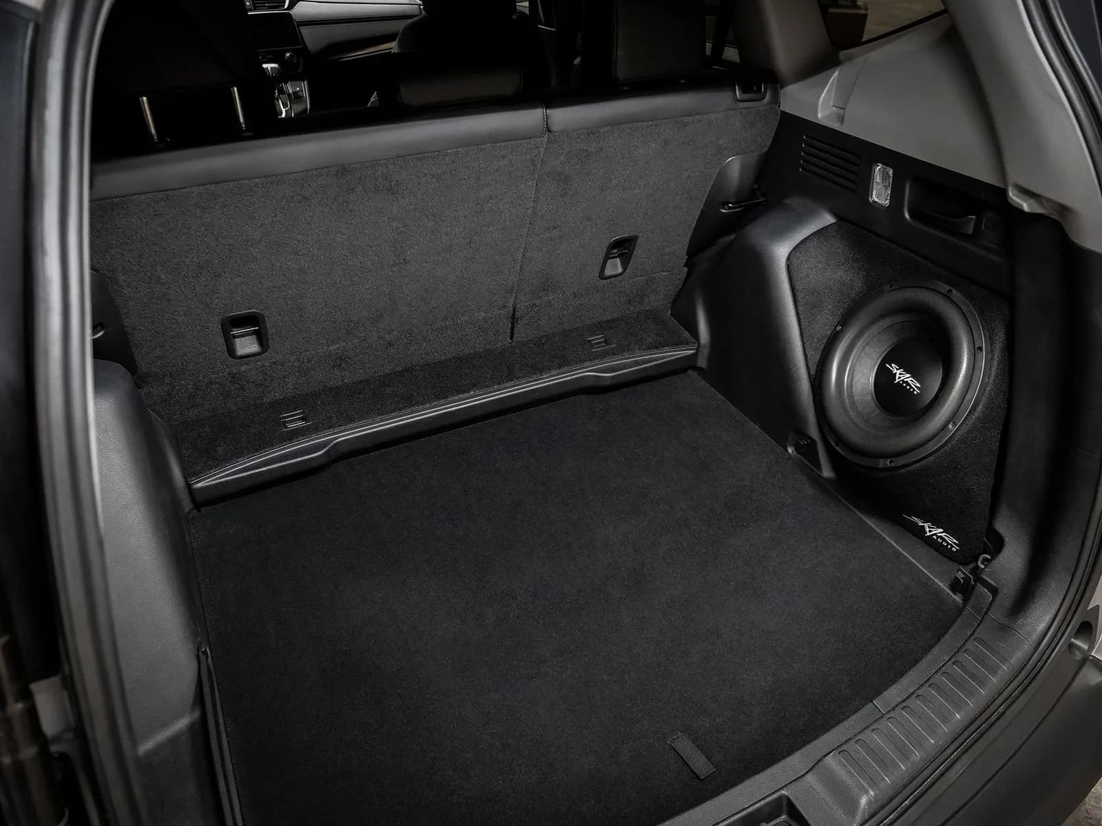 Skar Audio L-SDR-VS-1X12HONCRV-2017-2022 enclosure installation example — view 2
