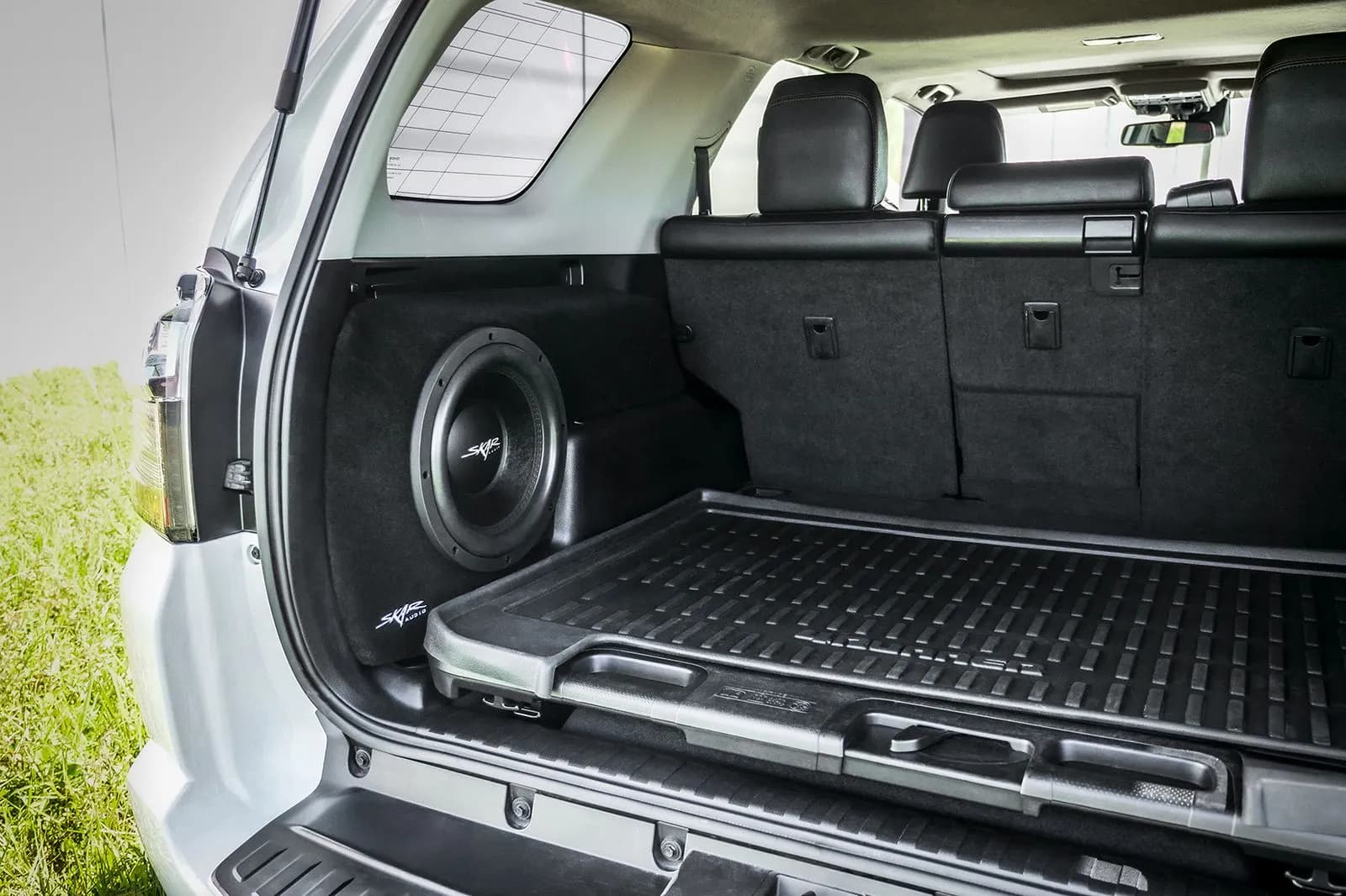 Skar Audio L-VD-VS-1X12TOY4RUN-2010-2024 enclosure installation example — view 1