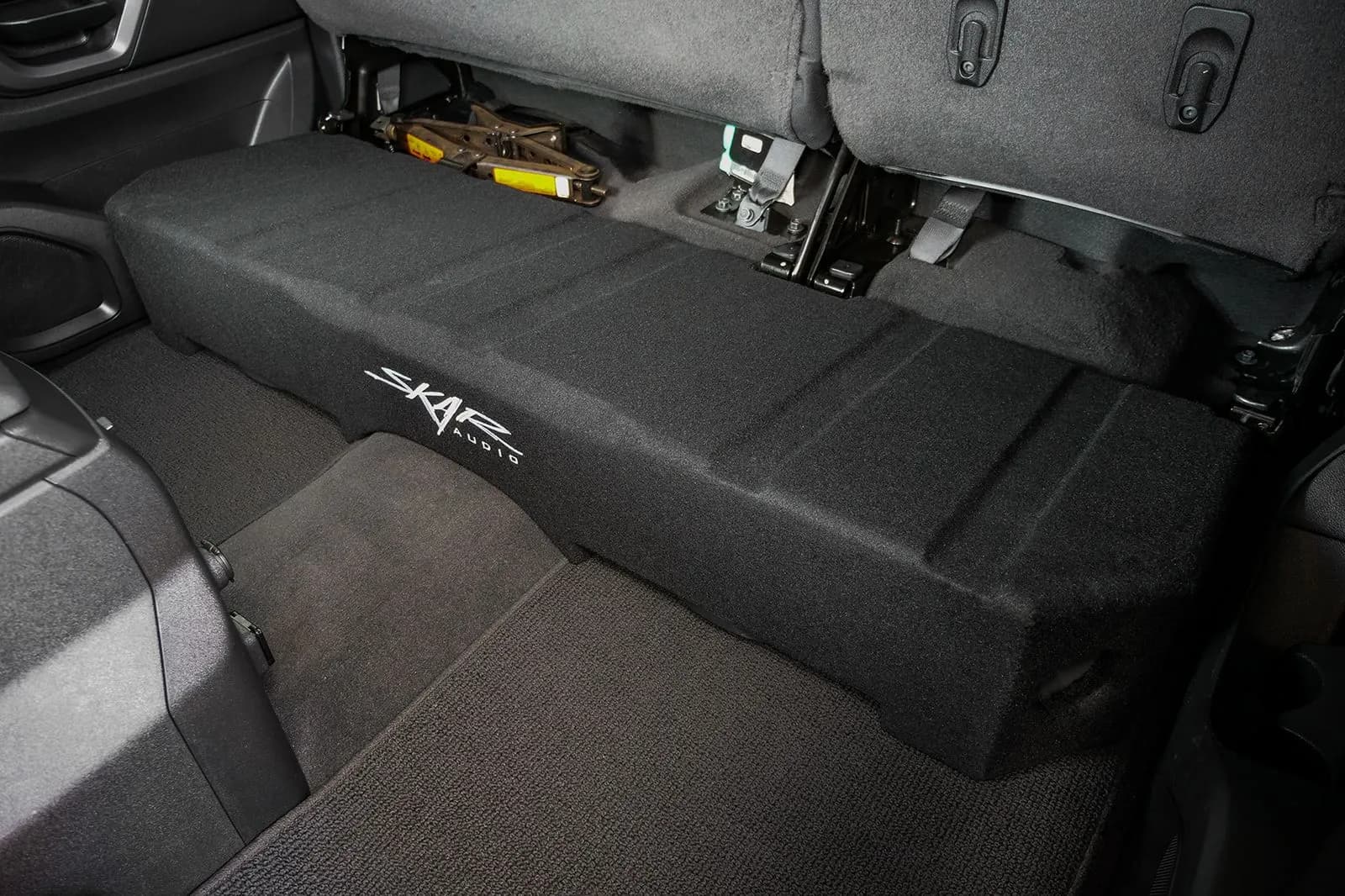 Skar Audio L-VD-VS-2X12NISTTN-2004-2015-CREWCAB-V enclosure installation example — view 2
