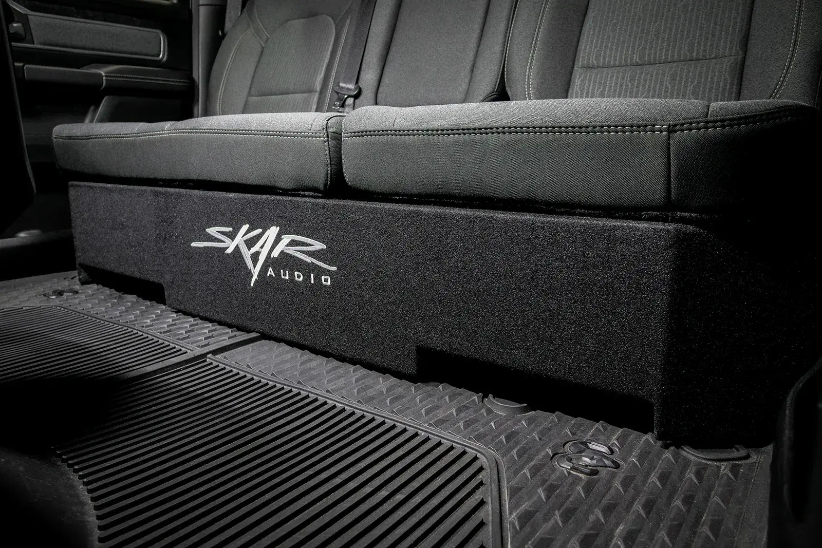 Skar Audio L-VD-VS-2X12RAM-2019-UP enclosure installation example β view 3
