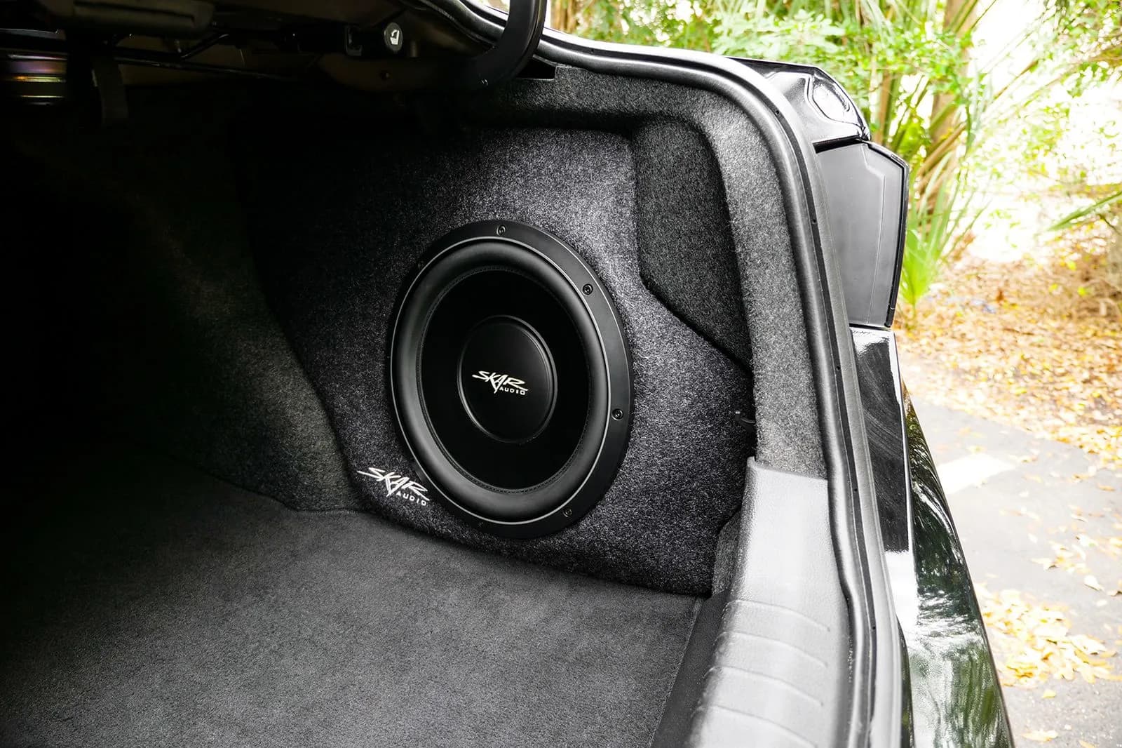 Skar Audio L-VS-1X12NISALT-2019-UP enclosure installation example — view 1