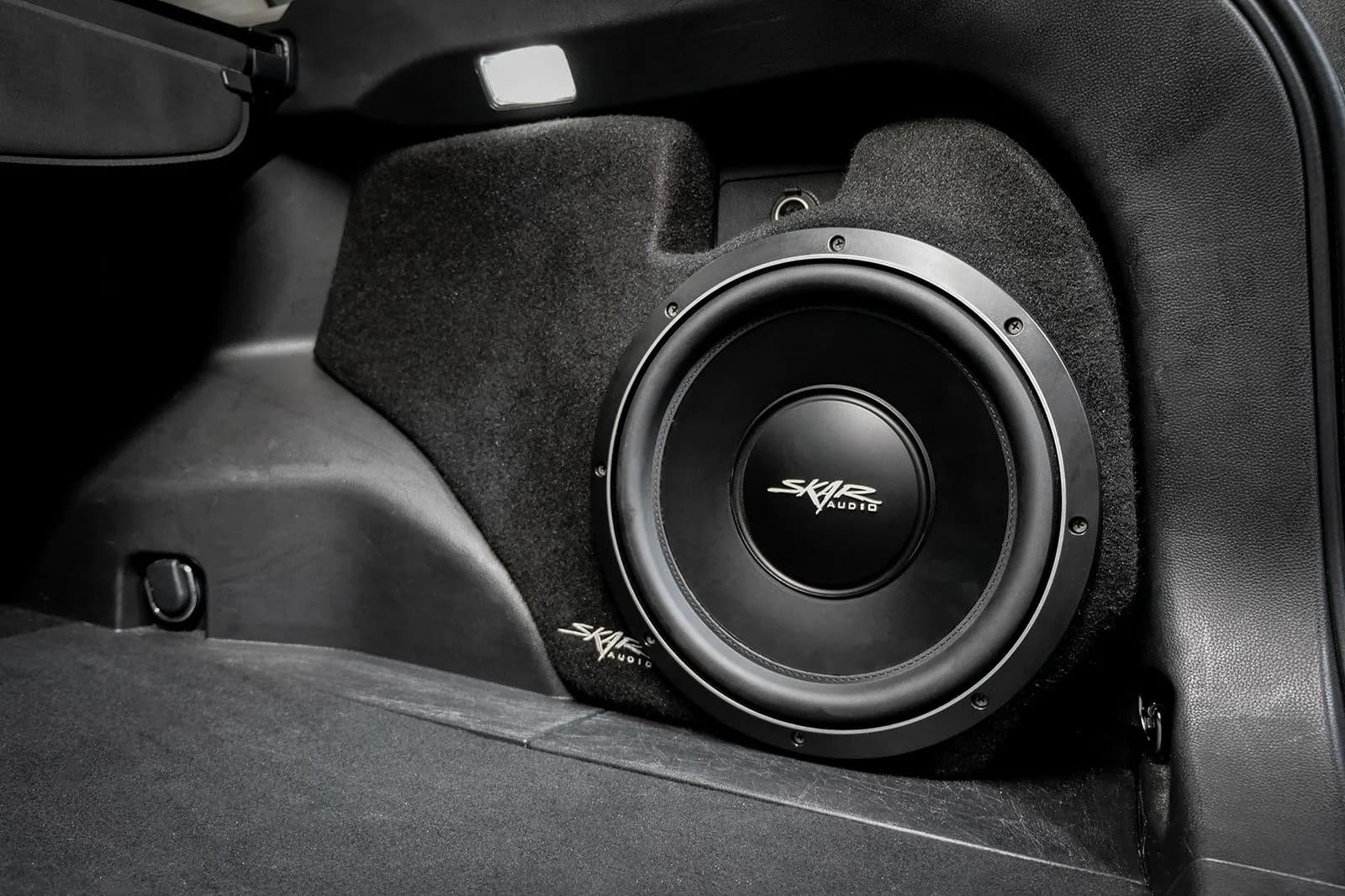 Skar Audio L-VS-1X12TOYRV4-2019-UP enclosure installation example — view 2