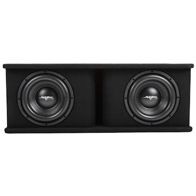 Featured Product Photo 1 for SDR-2X10D4 | Dual 10" 2,400 Watt SDR Series Loaded Vented Subwoofer Enclosure