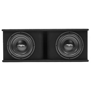 Featured Product Photo 1 for SDR-2X12D4 | Dual 12" 2,400 Watt SDR Series Loaded Vented Subwoofer Enclosure