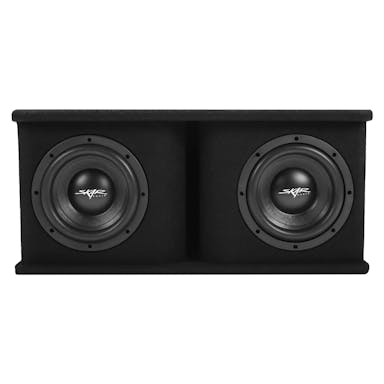 Featured Product Photo 1 for SDR-2X8D4 | Dual 8" 1,400 Watt SDR Series Loaded Vented Subwoofer Enclosure
