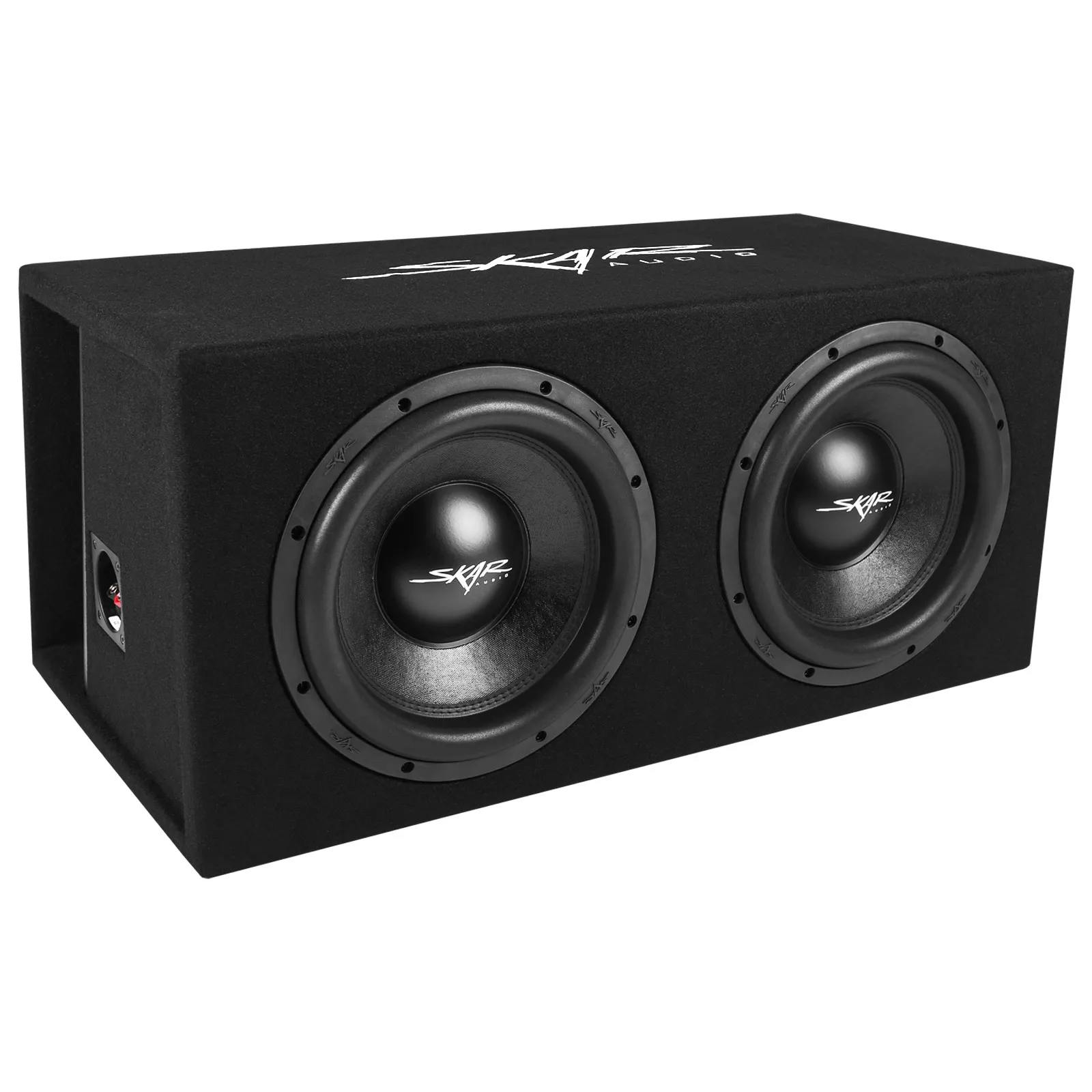 Featured Product Photo for SVR-2X12D4 | Dual 12" 3,200 Watt SVR Series Loaded Vented Subwoofer Enclosure