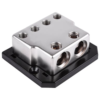 Featured Product Photo 4 for SK-DIST-BLK4 | Dual 1/0 Gauge to Quad 4 Gauge Power Distribution Block