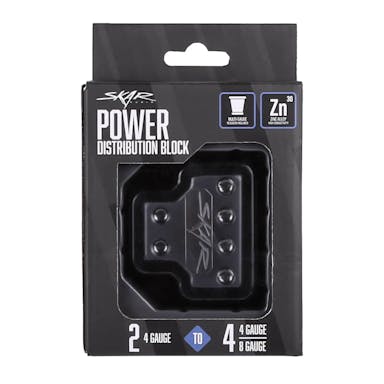 Featured Product Photo 6 for SK-DIST-BLK5 | Dual 4 Gauge to Quad 4/8 Gauge Power Distribution Block