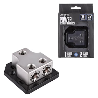 Featured Product Photo 6 for SK-DIST-BLK6 | Single 0/4 Gauge to Dual 0/4 Gauge Power Distribution Block