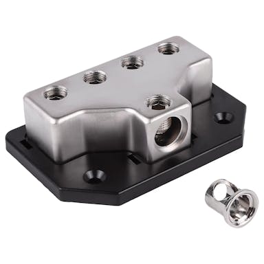 Featured Product Photo 3 for SK-DIST-BLK7 | Single 0/4 Gauge to Quad 0/4 Gauge Power Distribution Block