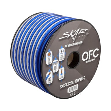 Featured Product Photo 1 for 12-Gauge Elite Series Max-Flex (OFC) Speaker Wire - Blue/White