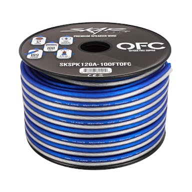 Featured Product Photo 2 for 12-Gauge Elite Series Max-Flex (OFC) Speaker Wire - Blue/White