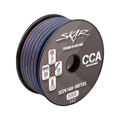 Featured Product Photo 1 for 14-Gauge Performance Series (CCA) Speaker Wire - Blue/Brown