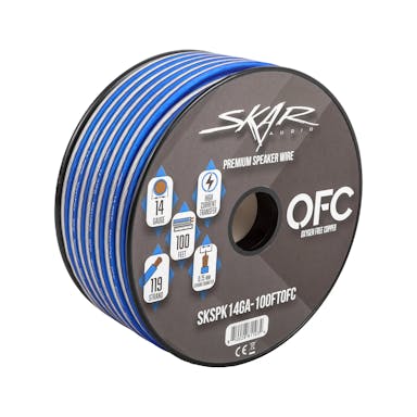 Featured Product Photo 1 for 14-Gauge Elite Series Max-Flex (OFC) Speaker Wire - Blue/White
