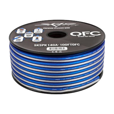 Featured Product Photo 2 for 14-Gauge Elite Series Max-Flex (OFC) Speaker Wire - Blue/White