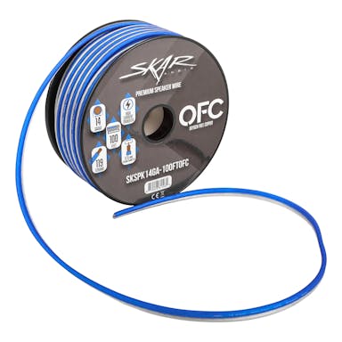 Featured Product Photo 5 for 14-Gauge Elite Series Max-Flex (OFC) Speaker Wire - Blue/White