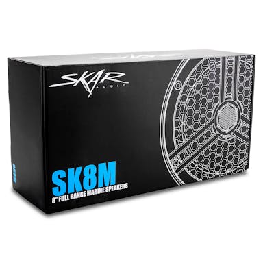 Featured Product Photo 7 for SK8M | Marine 8" Full Range 2-Way 500 Watt Speakers - White (Pair)