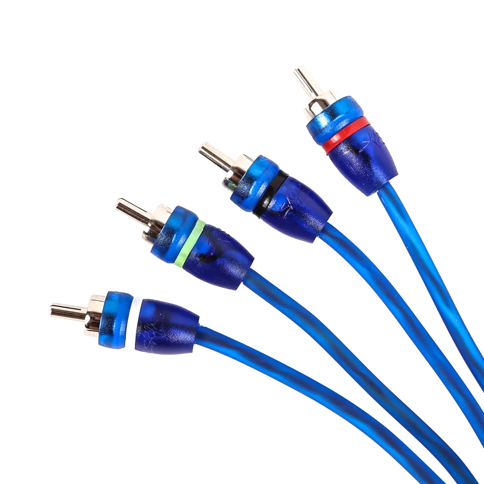 NVX XIX21 2-Channel RCA Audio Cable - 3.3ft Twisted Pair Interconnect For Car Stereo & Home Audio