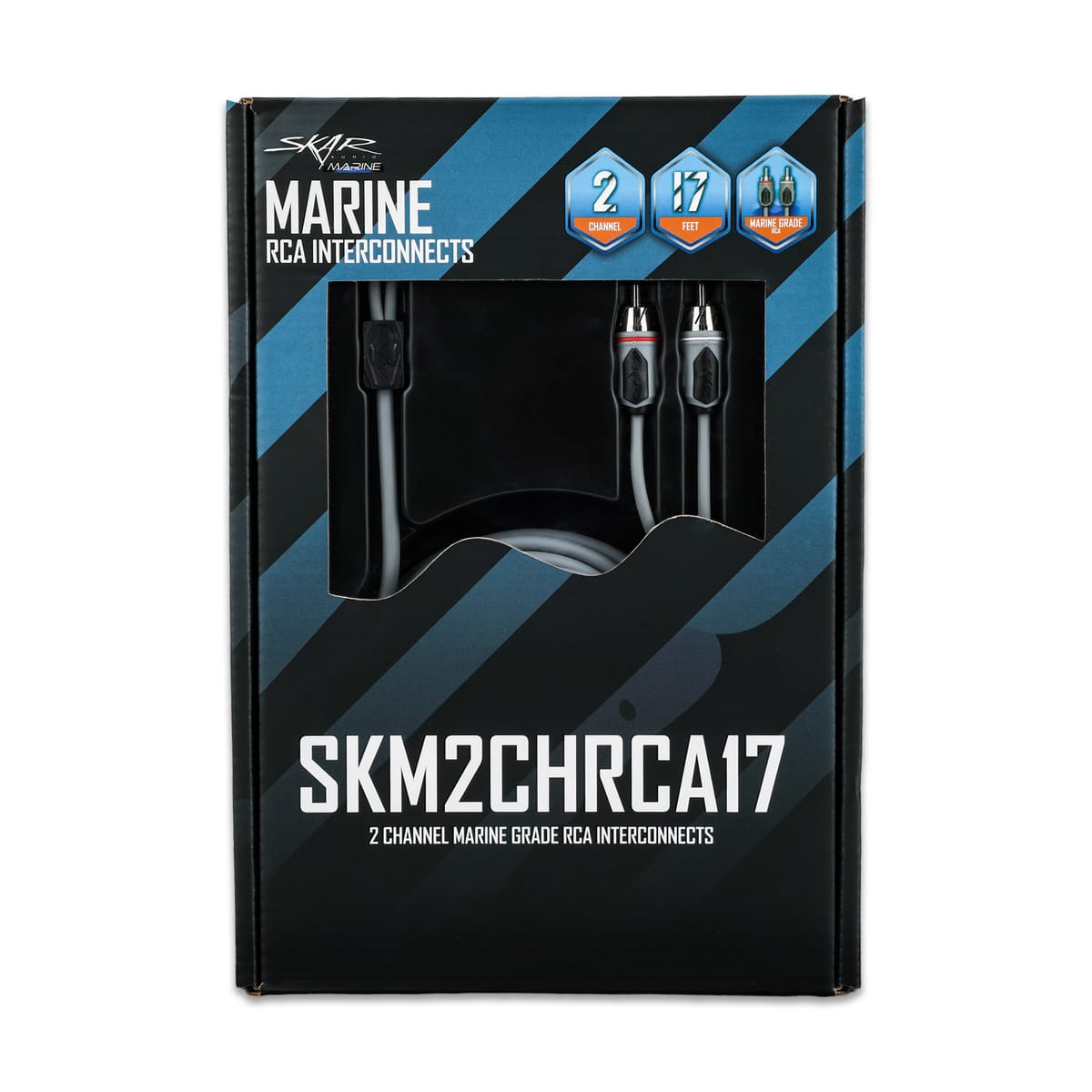 SKM2CHRCA17 – 17 ft Marine Grade 2-Channel RCA Interconnect | Skar SKM2CHRCA17 – 17 ft Marine Grade 2-Channel RCA Interconnect | Skar