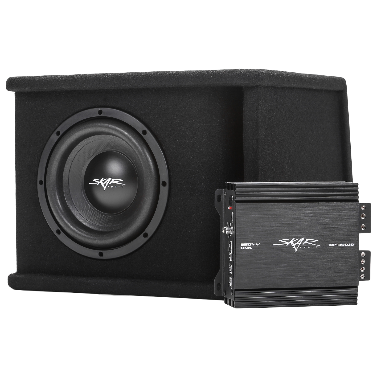 Skar Audio SDR-1X8D2 – Belüftetes Subwoofer-Gehäuse Mit 8-Zoll-Sub, 700 Watt