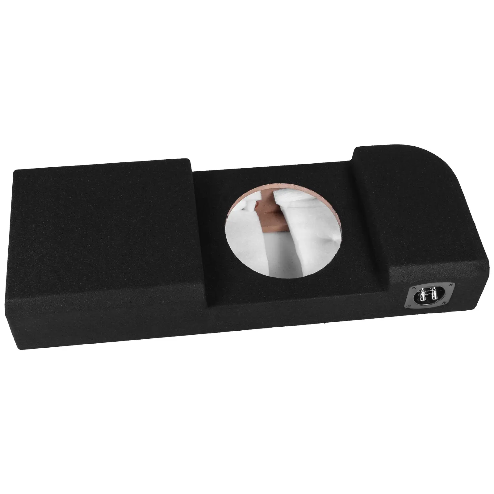 Mega Bass Single 12" Subwoofer Box For 2009-2014 Ford F-150 Crew Cab – Center Console Fit
