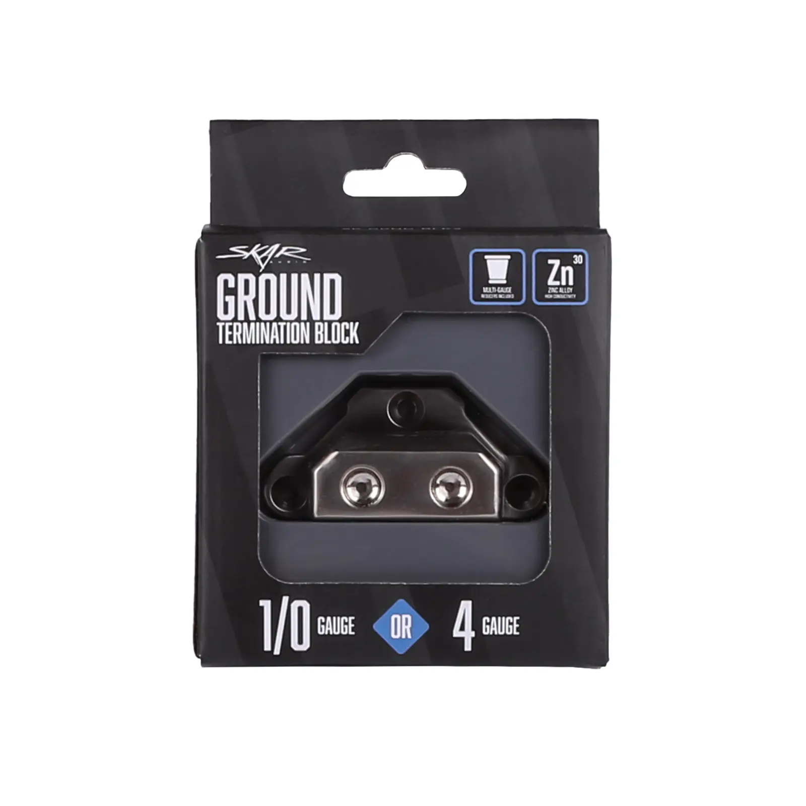 SK-GRND-BLK2 | Dual Input 1/0 or 4 Gauge Ground Termination