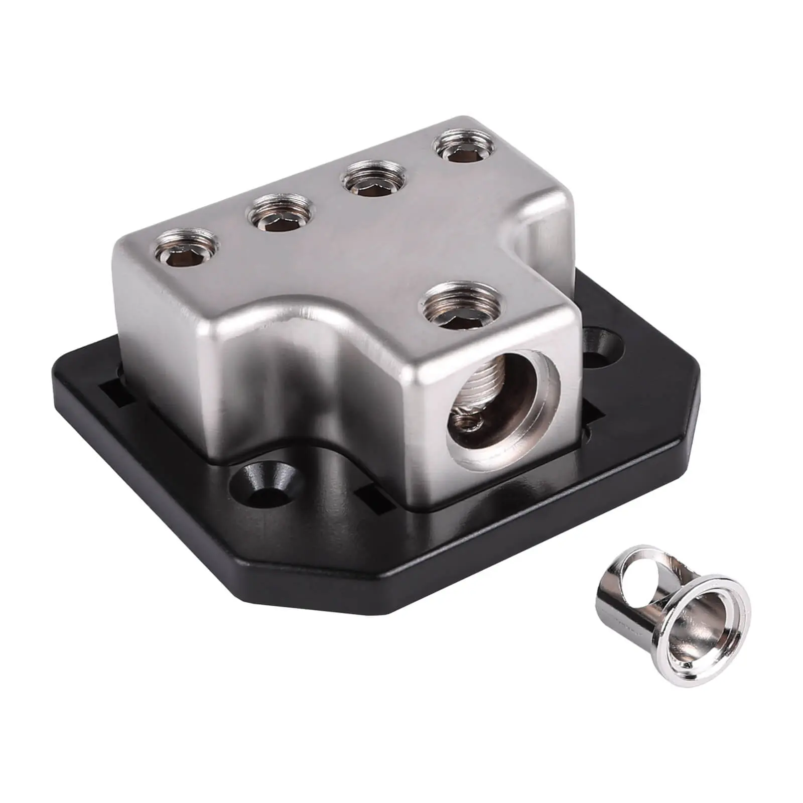 SK-DIST-BLK2 | x1 1/0 or 4 Gauge to x4 4 or 8 Gauge Power
