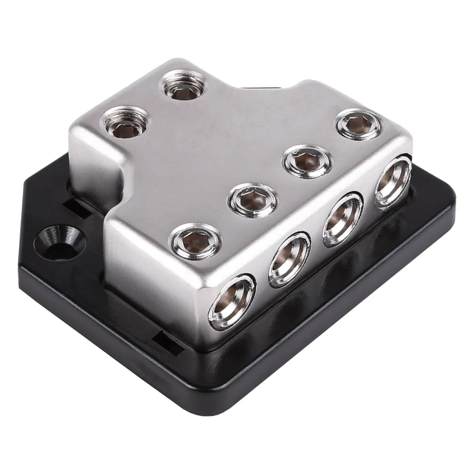 SK-DIST-BLK5 | x2 4 Gauge to x4 4 or 8 Gauge Power SK-DIST-BLK5 | x2 4 Gauge to x4 4 or 8 Gauge Power