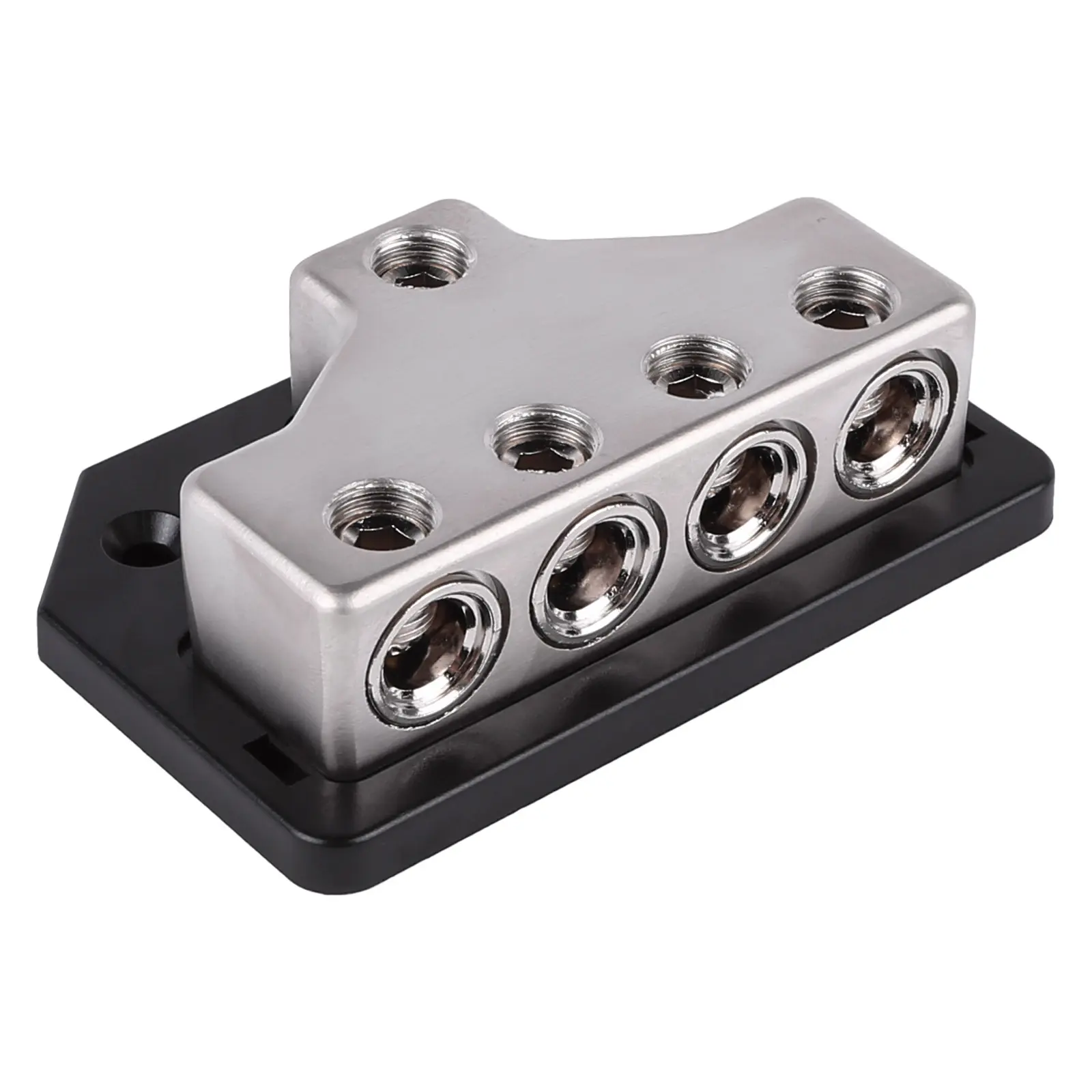 無料発送 or 1/0 x1 | SK-DIST-BLK6 4 Audio Skar | Block  Distribution Power Gauge 4 or 1/0 x2 to Gauge ワイン